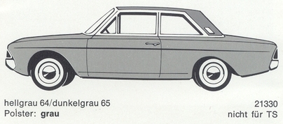 Hellgrau 64 / Dunkelgrau 65